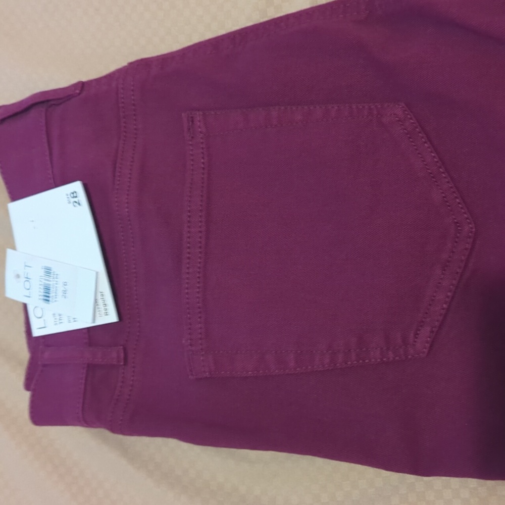 Loft skinny jeans high rise size 28 NWT